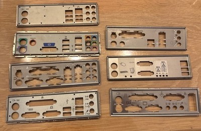 ATX BLENDEN - IO SHIELDs für  Mainboards, MSI, Asus, Medion, Fujitsu, Biostar