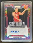 2024-25 Prizm Reed Sheppard Sensational Signatures RC Snakeskin Auto #/15