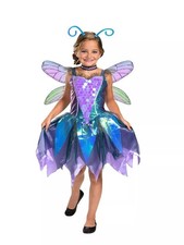 Way to Celebrate Dragonfly Girl's Size Medium 7-8 Halloween Costume NEW