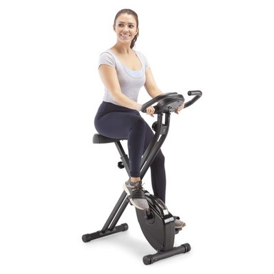 Foldable Magnetic Resistance Upright Exercise Bike NS-654, Black
