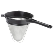 Matfer Bourgeat Exoglass® Bouillon Strainer - 10"Dia x 10"D Top Rim