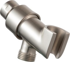 Shower Head Holder All Metal for Handheld Shower Head, Brushed Nickel Adjustable