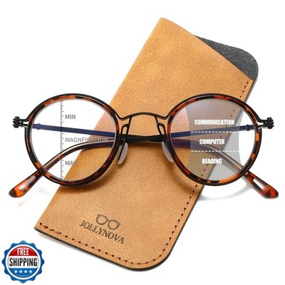 JOLLYNOVA HD7 Progressive Multifocus Reading Glasses Blue Light B