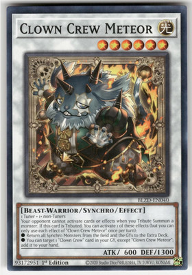 Clown Crew Meteor - BLZD-EN040 - Common - Blazing Dominion - NM/M
