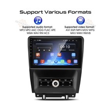 For Ford Mustang 2010-14 Android 12 Car Radio Stereo Wireless Carplay Gps Wcam For Ford Mustang 2010-14 Android 12 Car Radio Stereo Wireless Carplay Gps Wcam