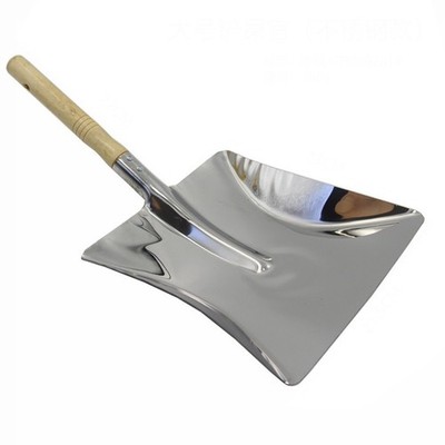 Long Lasting Stainless Steel Chimney Shovel Dustpan for Fireplace Ash Removal