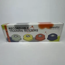 MewooFun Recordable 4 Pack Training Buzzers for Pets to Teach Play in Sealed New