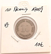 Deutsches Reich Kaiserreich 10 Pfennig 1900 G. vz