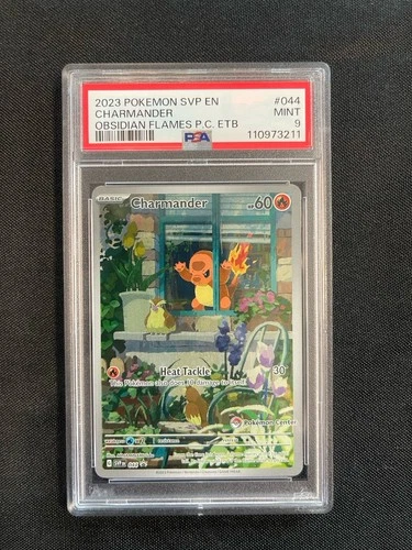 Charmander 044 Pokemon Center Exclusive 044 Scarlet & Violet Promo Card PSA 9