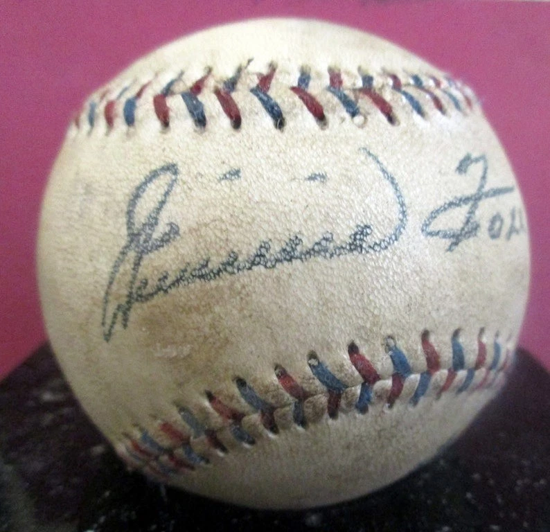 Jimmie Foxx - Autographed Baseball - Beautiful High Quality Replica - Image 3 of 3