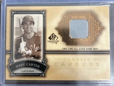2005 SP Legendary Cuts - Classic Careers Gary Carter #CC-GC Jerseys (MEM)