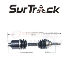 SurTrack MZ-8003 CV Axle Shaft for Constant Velocity ui