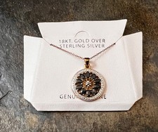 Macy's 18KT  Gold Over Sterling Silver Pendant With Chain Necklace