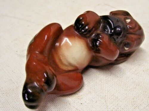 Rottweiler Puppy Napping Ceramic Figurine, 4" - Picture 1 of 3