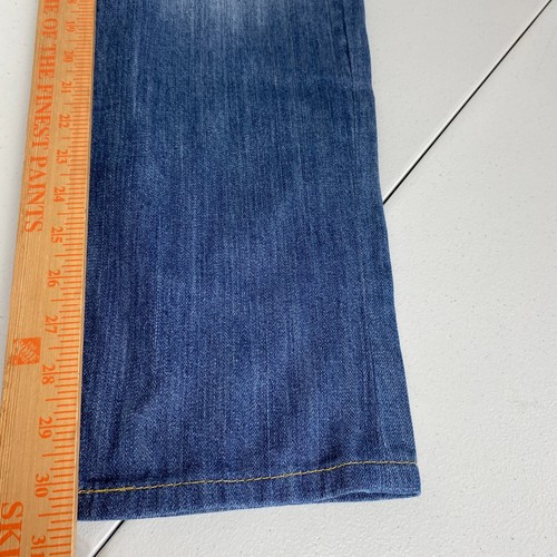 X2 Quality Denim Jeans Womens Size 4 Long Blue Curvy Flare Low Rise Med Wash - Picture 18 of 20