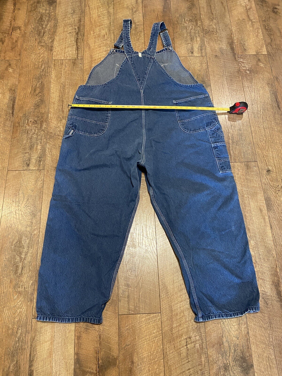 Vintage Key Imperial Work Farm Bib Overalls Blue Deni… Gem