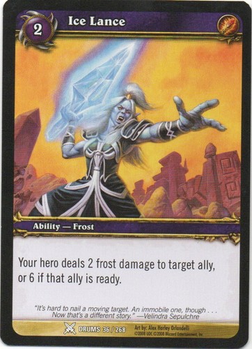 WOW World Of Warcraft CCG Drums Of War 2008 Individual Trading Cards - Picture 12 of 141