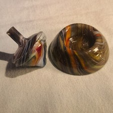 ANDY DAVIS, Glass Art Spinning Top Base, Tribute to Friendship Run , 325E