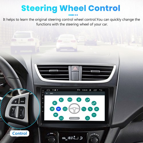 For Suzuki Swift 4 2011-2017 9'' Android 12.0 Car Stereo Radio WIFI GPS Navi DSP - Picture 8 of 12