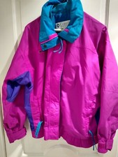 Columbia Womens L Bugaboo Winter Ski Jacket Coat Retro Vintage 90s Pink/Purple