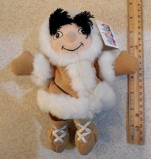 Disney Bean Bag ITS A SMALL WORLD ALASKA BOY Disneyland w/ Tag