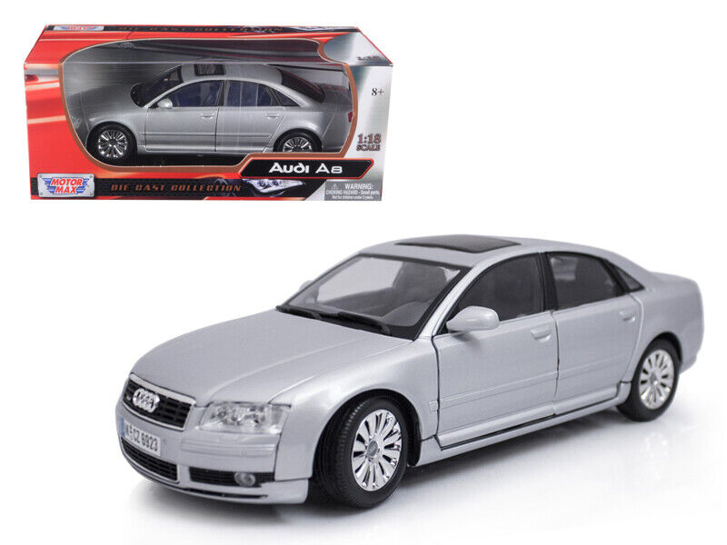 2004 Audi A8 Silver 1/18 Diecast Model Car by Motormax | eBay 2004 Audi A8 Silver 1/18 Diecast Model Car by Motormax | eBay
