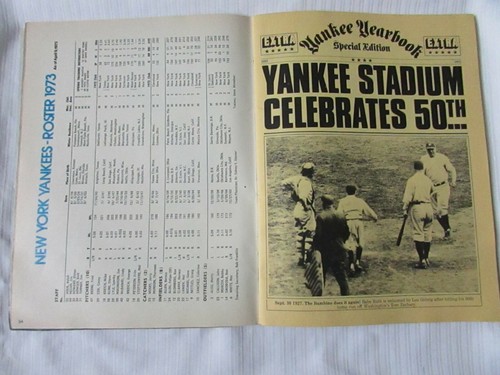 Yankee Yearbook 1973 - Stadium's Golden anniversary - Picture 4 of 10