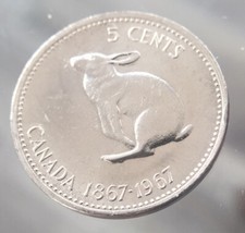 1967, Canada, 5 Cent, Centennial, From Mint Roll, Gem, ***FREE SHIPPING***