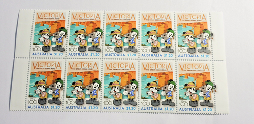 Australia 2023 Disney stamp - Great Ocean Road x 10