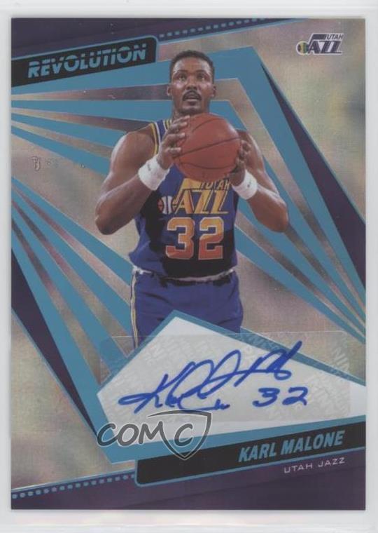 2021-22 Panini Revolution Auto Infinite /25 Karl Malone #AG-KML Auto HOF