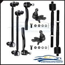 Fits 2004-2010 Toyota Sienna 8x Lower Ball Joints Steering Sway Bar Tie Rod End