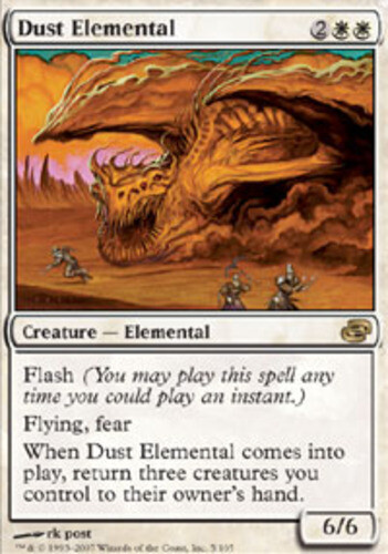 Moderate Play, Italian MTG Regular Dust Elemental Planar Chaos Magic the Gatheri - Picture 1 of 1