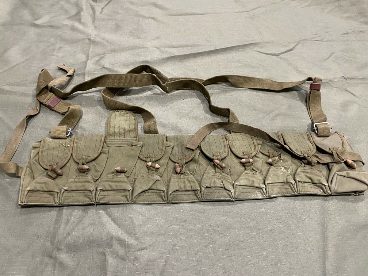 ORIGINAL STAMPED VIETNAM CHINESE SKS TYPE 56 7.62X39 CHEST-RIG