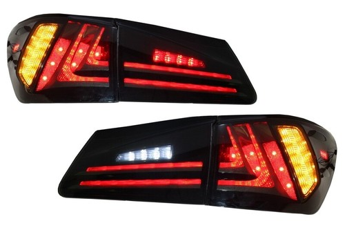 Luces traseras LED completas para LEXUS IS XE20 06-12 barra de luz lifting facial nuevo XE30 humo - Imagen 5 de 12