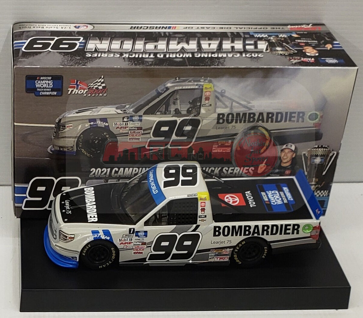 Ben Rhodes 2021 Lionel #99 Bombardier Truck Champion Toyota