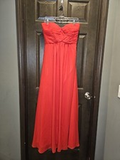 Red Strapless Prom Dress NWOT