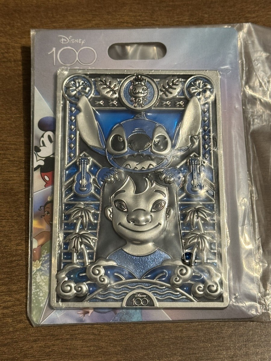 LILO & STITCH STAINED GLASS JUMBO PIN - Disney 100 - Amazon
