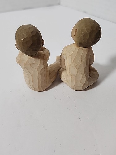 Willow Tree 2007 TWO TOGETHER Twin Babies Demdaco Susan Lordi #26188 No Box - Picture 5 of 7