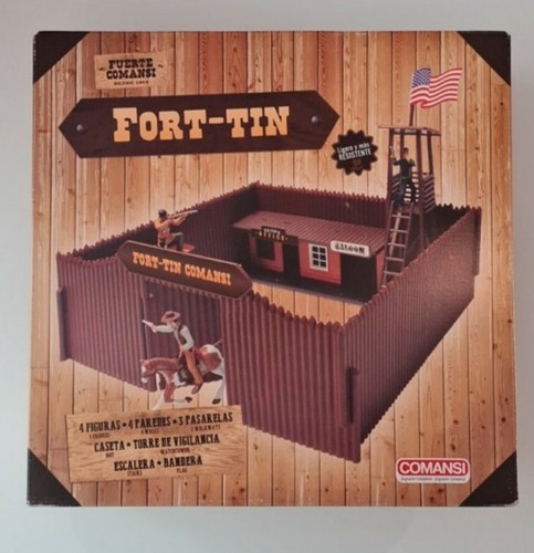 Fuerte con Figuras de Indios y del Oeste eBay