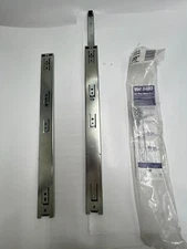 QTY 2 Knape & Vogt Drawer Slide 8400P Series 20" Anochrome Full Extension 100 lb