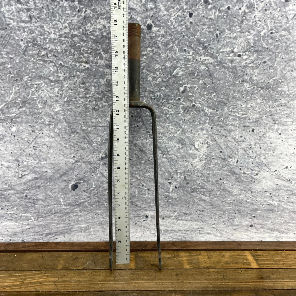 Vintage BMX Fork 20 in Bent Brakeless Old School BMX 1970s OG 1" 20"  Ashtabula - Image 3 of 4
