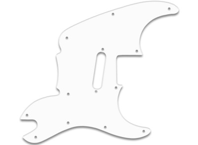 1951 GUITAR WHITE PG f. SQUIER  3 PLY WBW PICKGUARD USA HIGH QUALITY HANDCRAFTED