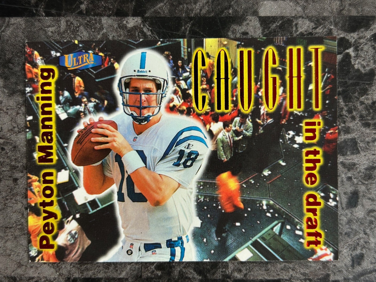 1998 Ultra Caught in the Draft Peyton Manning #4CD Rookie RC HOF @QU20