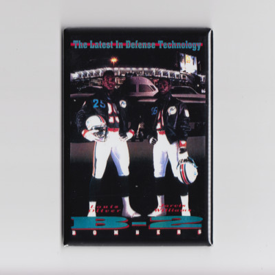 OLIVER & WILLIAMS / B2 - 2''x3'' POSTER FRIDGE MAGNET costacos Miami nfl dolphins
