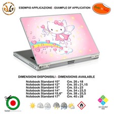 Hello kitty cartoon sticker notebook tablet sticker comics print pvc 1pc