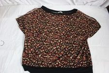 CATO  Split Sleeve Scoop Neck Top Size: XL