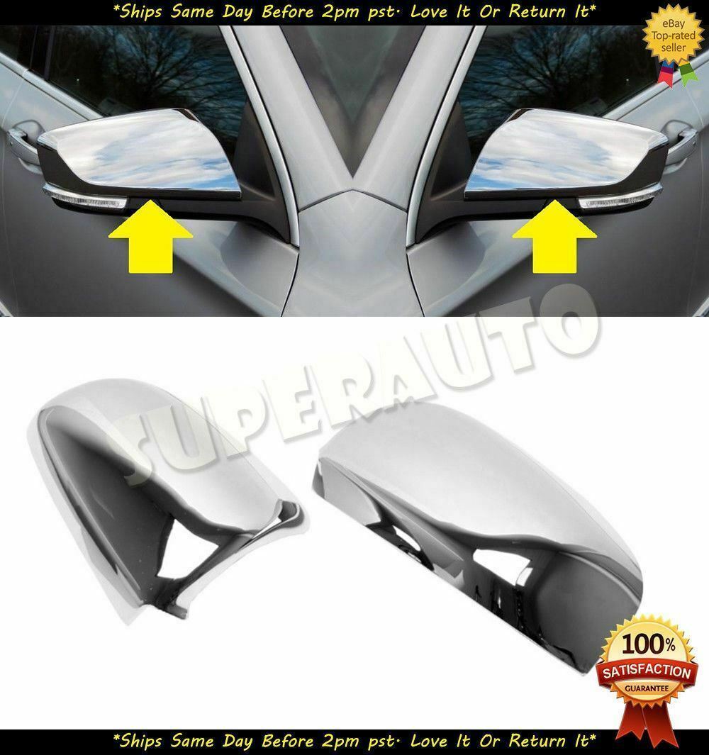 For 2014-2020 Chevrolet Impala CHROME Door Mirror+pillar+handle w/ 4 SM KH