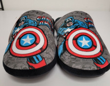 Marvel Comics Captain America Adult Slip On Slippers Size US 7.5 / EU 40