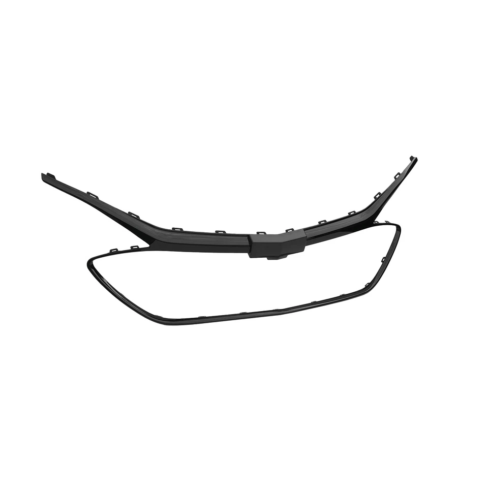 Para Chevrolet Malibu 2019-2022 negro brillante parrilla delantera moldura 84473374 GM1202106 Foto 4 de 4