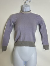PRADA Purple W/ Grey And White Wool Sweater Childs Read Description